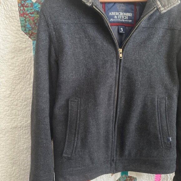 Abercrombie & Fitch Wool Coat Men's Size Small - Picture 6 of 7